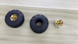 RED SPIDER 4 Cái 1.0 Inch Lốp Cao Su Cho Xe RC Crawler 1/18 1/24 Ascent-18 TRX4M Axial SCX24 AX24 FMS FCX24 Phụ Tùng Nâng Cấp