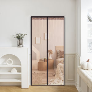 Mosquito-Proof Curtain Magnetic Velcro Summer Screen Door Car Window Shade Household Mosquito Nets Self-Priming Full Seam Long Magnetic Strip Magnet Punch-Free