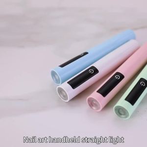 Máy Sấy Móng Tay UV LED Di Động Sạc Lại Được Đèn Cảm Ứng Đèn Pin Mini Dụng Cụ Làm Khô Nhanh Với Cổng USB