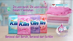 SOKLIN SOFTERGENT VELVET ORCHID Deterjen Bubuk + Softener 720 gram