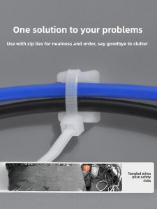 Saddle-Shaped Cable Tie Mounting Seat Wire Organizer Clip Screw Hole Type Cable Clamps HC Cable Management Storage Solution