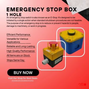 Emergency Stop Box 1 Hole