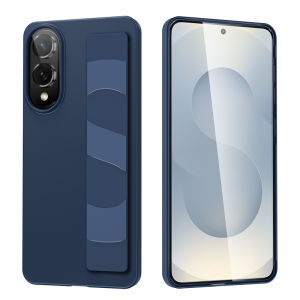 Ultra Thin Frosted Hard PC ซิลิโคนยืดหยุ่นสายรัดข้อมือเคสโทรศัพท์สําหรับ Samsung Galaxy S25 Edge S24 S23 Ultra Plus กันกระแทก