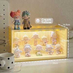 BOZHI | Transparent Illuminated Acrylic Display Cabinet