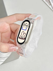 Xiaomi Band 9 Compatible Ceramic Silicone Strap Special Edition Sports Bracelet Replacement Watchband for Women Summer 3 Intelligent