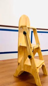 Thang ghế Ghế thang Thang xếp Ghế xếp thành Thang Ghế thang gấp gọn Thông Minh Tiện Lợi Hỗ Trợ Lấy Đồ Trên Cao - Chiều Cao 86.5 cm ONESHOP247