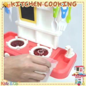 ของเล่นเด็กครัวจิ๋ว ทำอาหารจำลอง ชุดครัวจำลอง ของเล่นทำอาหาร มีเสียงไฟเอฟเฟคควันพร้อมระบบน้ำ ชุดใหญ่50ชิ้น ชุดเล็ก39ชิ้น ของเล่นเสริมพัฒนาการ