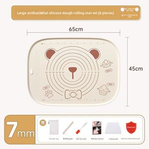 DEMING | Food-Grade Thick Anti-Slip Dough Rolling Mat