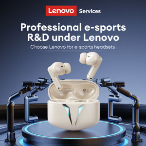 Lenovo | Lenovo GT102 Wireless Bluetooth Earphones Lightweight Ergonomic Half Earbuds Noise Isolation Long Battery Life Sports Headset
