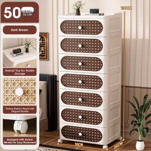 JILI | Multifunctional Storage Cabinet For Living Room and Bedroom Items Multilayer