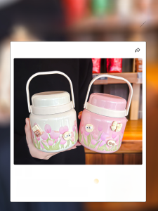 316 Stainless Steel Insulated Soup Mug High Aesthetic Value Porridge Slow Cooker Silver Ear Rice Box for Students And Office Workers