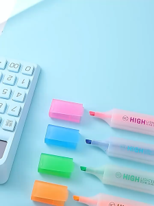 【SG】Oblique Tip Large Capacity Highlighter Water-based Ink Suitable for Highlighting Notes for Students and Office Use