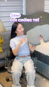 Đệm Lót Ghế Zzbed Đệm Ngồi Văn Phòng Hỗ Trợ Chống Trĩ - Thiết Kế Thoáng Khí Êm Ái Giảm Ê Mỏi