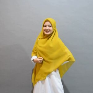 Bella Square Jumbo Syari 140 x 140 cm: Hijab Segi Empat Syari Kerudung Jilbab Murah