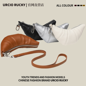 URDAM RBEVWO Mini Retro Key Bag Hình Con Bò Phong Cách Cổ Điển Đa Năng Đeo Cổ Đựng Đồ Dùng Cá Nhân Túi Xách Thời Trang Cho Thanh Thiếu Niên