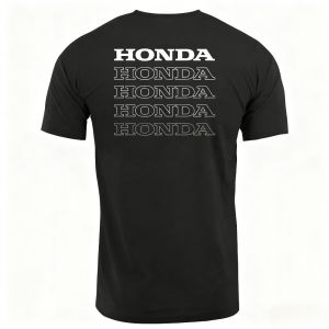 Honda | Honda Mens and Womens T-shirt Summer Retro Tee Honda HRC Classic Gold Wing Short-sleeved Spring Autumn Motorcycle Cycling Top