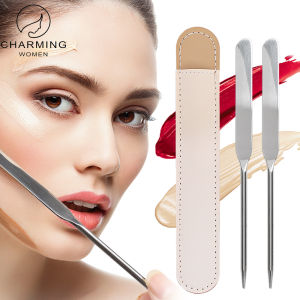[Charming phụ nữ] thìa bằng thép không gỉ Bảng trang điểm trộn kem nền trộn thanh dụng cụ vẽ móng