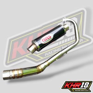 Knalpot Racing DBS Carbon Vixion R15 Gsx CBR150R Cb150r Byson Satria Sonic MX Verza SupraGtx dll