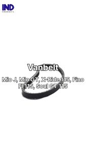 Vanbelt 54P Mio J GT, X-Ride 115, Fino FI & Soul GT 115