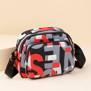 Fashionable Nylon Crossbody Bag Womens Casual Large Capacity Single Shoulder Bag Versatile Leisure Small Bag for Young Women