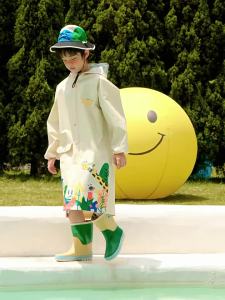 QUANYAN | School Use Waterproof Raincoat for Girls and Boys Grade 1
