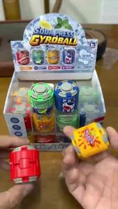 New 4 Popular Soda Can Slider Creative Stress-Relieving Toys Fingertip Spinners with Pressing Can Designs for Stress Relief Toy