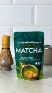 The Superfood Grocer Premium Uji Matcha 30g Ceremonial Grade Japanese Green Tea Powder Smooth Umami Matcha for Tea & Latte