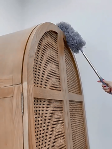 2.5m Adjustable Telescopic Bendable Duster Feather Duster Telescopic Microfiber Long Handle