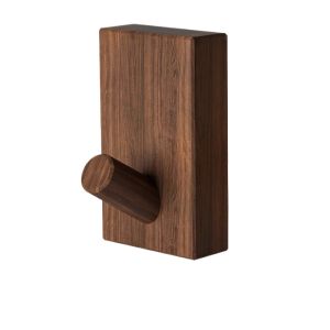 Móc Treo Tường Gỗ Cứng Bắc Âu Dán Tường Không Cần Khoan Treo Áo Khoác Mũ Móc Treo Cửa Giá Để Đồ Đa Năng Gỗ Beech Gỗ Óc Chó