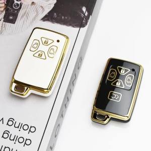 Fashion TPU 4/5 Buttons Remote Shell Fob Keyless For Toyota Noah Voxy Alphard Vellfire Previa Estima Isis Car Key Case Cover