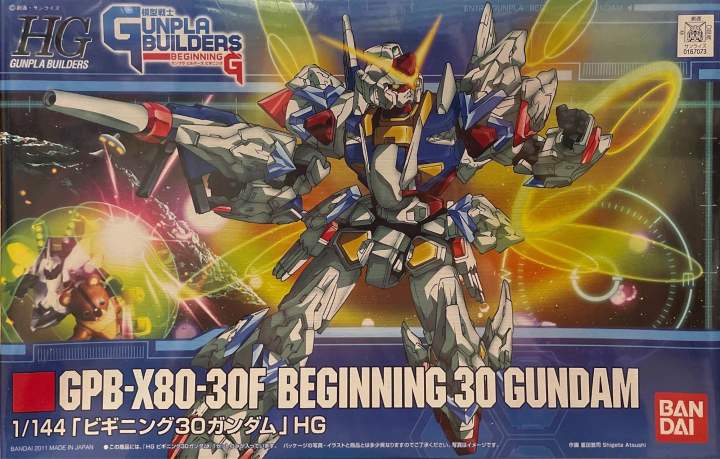 Hg 1/144 GPB-080-30F Beginning 30 Gundam | Lazada.co.th