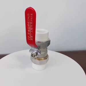 PPR DOUBLE UNION BALL VALVE 1/2(20mm) 3/4(25mm) 1(32mm)