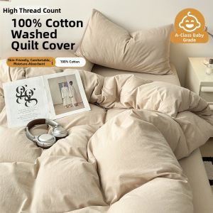MINGSHA | 100% Cotton Washed Class A Bed Cover 200x230cm