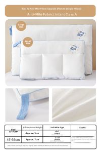 Mercury | Hypoallergenic Washable Toddler Pillow