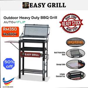 easy grill auto grill outdoor BBQ size medium 50×25/heavy duty/camp