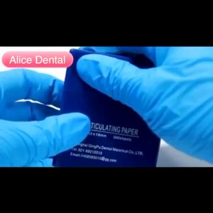 Dental Articulating Paper 300 Lembar/Box Artikulasi/Gigi Carbon Marker