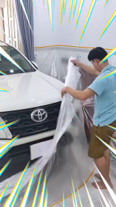 Nilon che bụi 4mx20m màng nilon che nội thất băng keo nilon che sơn nhiều kích thước