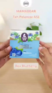 MAMABEAR Teh ASI Booster Tea Penambah Pelancar ASI Mama Bear Teh Box Rasa Original Lemongrass Blueberry Peach / MAMABEAR BANDUNG