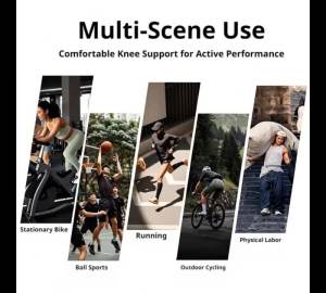 Adjustable Knob Sports Knee Brace With Patella Pad Spring Support Compression Knee Sleeve Meniscus Relief Protective Leg Guard