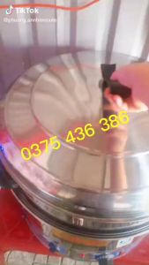 Nồi hấp khoai mắm chưng rau củ bánh rợm hải sản  giò chạy điện 40cm 220v