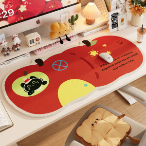 NAIERDENG | Waterproof Large Cat Cartoon Cute Mouse Pad Red
