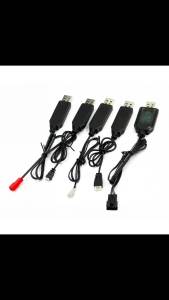 JCD | 1 Cáp Sạc USB 3.7V/7.4V Với MX2.0 XH2.54 JST 2P 4P Giao Diện Cho Điện Đồ Chơi Pin Lithium Sạc Đầu Nối Nam