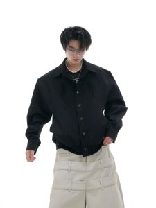 ArguE CulturE Short Embroidered Sun Protection Shirt Vintage Court Style Anti-Wrinkle Fabric Three-Dimensional Pit Textile