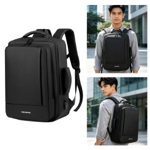 MENSPE Fashion Mens Backpack Business Laptop Backpack Expandable Large Capacity Travel Backpack Men 15.6inch Laptop Backpack Anti-theft Multi-function Backpack