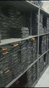 Celana Panjang Sekolah SMA/SMP Abu Biru Hitam Putih Coklat Pramuka Katun Drill