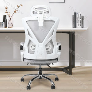 Can Recline Ergonomic Mesh Computer Chair Home Office Chair High Back Task Chair With Thick Cushion Padded Adjustable Headrest and Armrests
