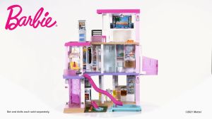 Barbie Dreamhouse Playset with 75+ Pieces Accessories (GRG93)
