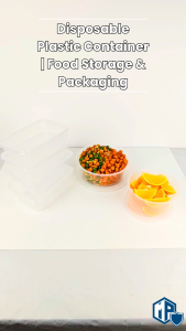 (50pc) Disposable Container | Takeaway Food Container | Lunch Box | Food Storage Box | Plastic Container | Plastic Box