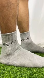 Kaos Kaki Avo Pendek Futsal Hitam Putih Sebetis Kaoskaki Olahraga Running Lari Hitam Putih