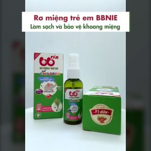 Rơ miệng trẻ em BBNIE vị camvị dâu 40ml chính hãng